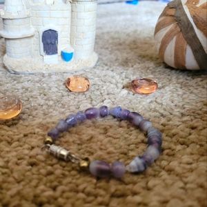 Purple Beaded Bracelet